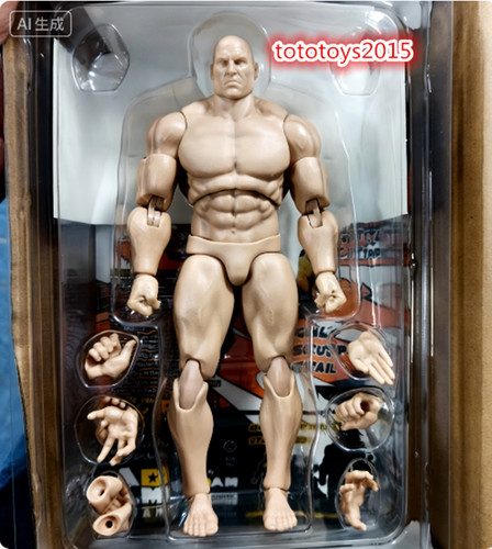 Muscular nude male hands - 1/12,