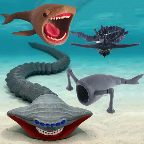 Printed sea eater bloop - printed,
