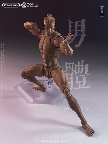 Black 6 male action - 1/12,
