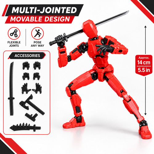Printed articulated robot - printed,