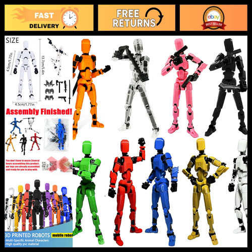 Multi jointed printed - multi-jointed, 3d